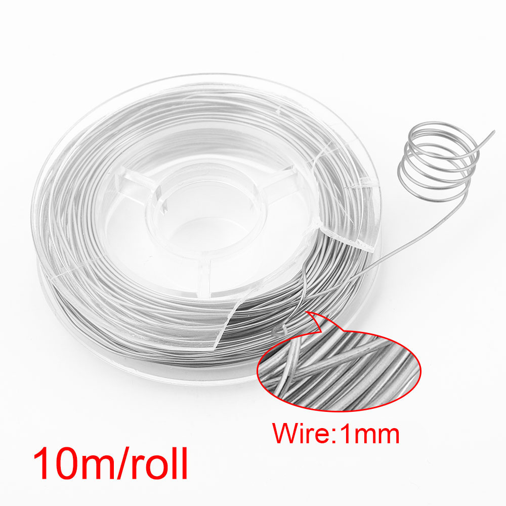 10m/rollo de alambre de cuerda de acero inoxidable, cuerda chapada en Pvd dorada, hilo de pesca para pulsera DIY, collares, pendientes, fabricación de joyas: CAMEL