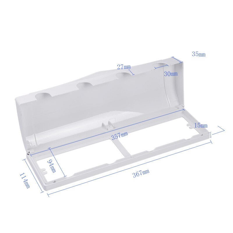86 type one-piece socket four-piece waterproof box quadruple white splash box bathroom protective cover