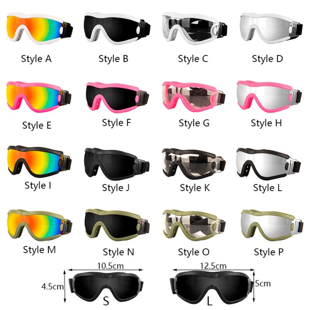 Lunettes de soleil pour chien, sangle réglable, résistantes aux UV, imperméables, coupe-vent, Anti-buée, pour animaux de compagnie, voyage