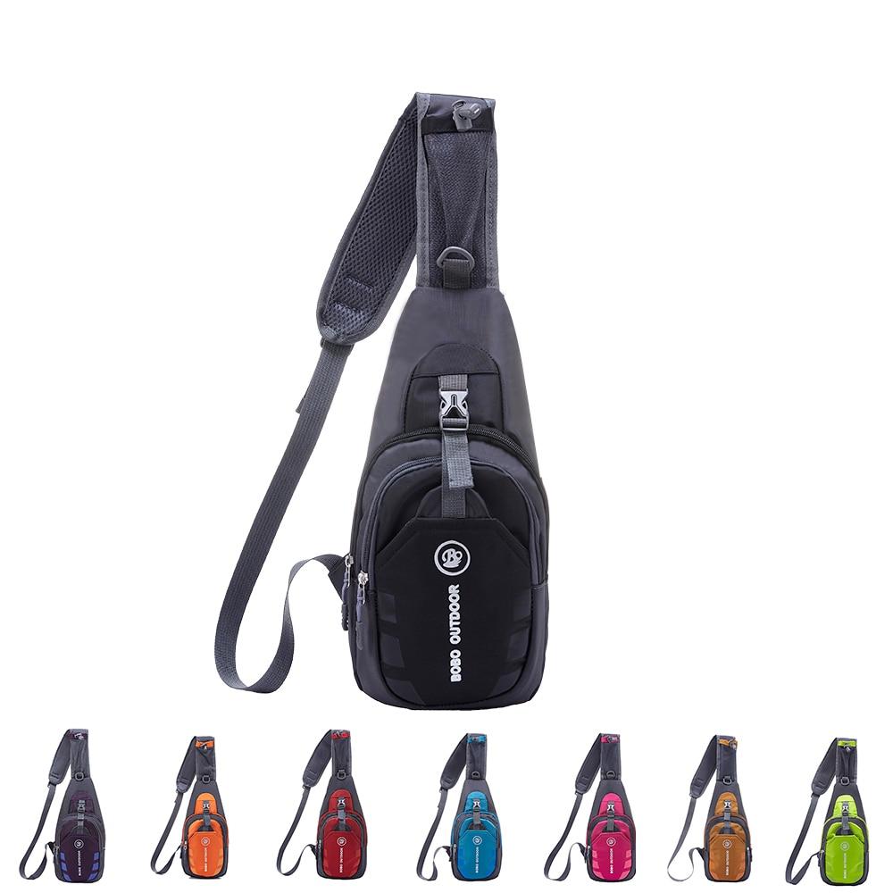 Outdoor Running Messenger Bag Sport Cycling Single Shoulder Pack Man Small Hiking Crossbody Bag Waterproof Bicycle Chest Bags