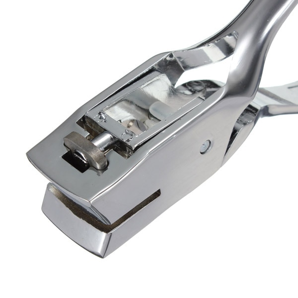 Good Brand Silver Metal Hand Slot Machine Certificate Photo Badge Hole Punch Puncher Tool