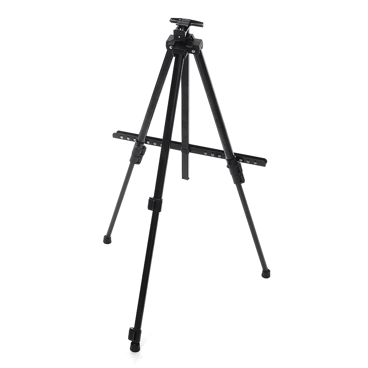 Adjustable Iron Painting Display Artist Easel Tripod Stand Folding Portable Sketching Rack Painting Tools Supplies Organizer