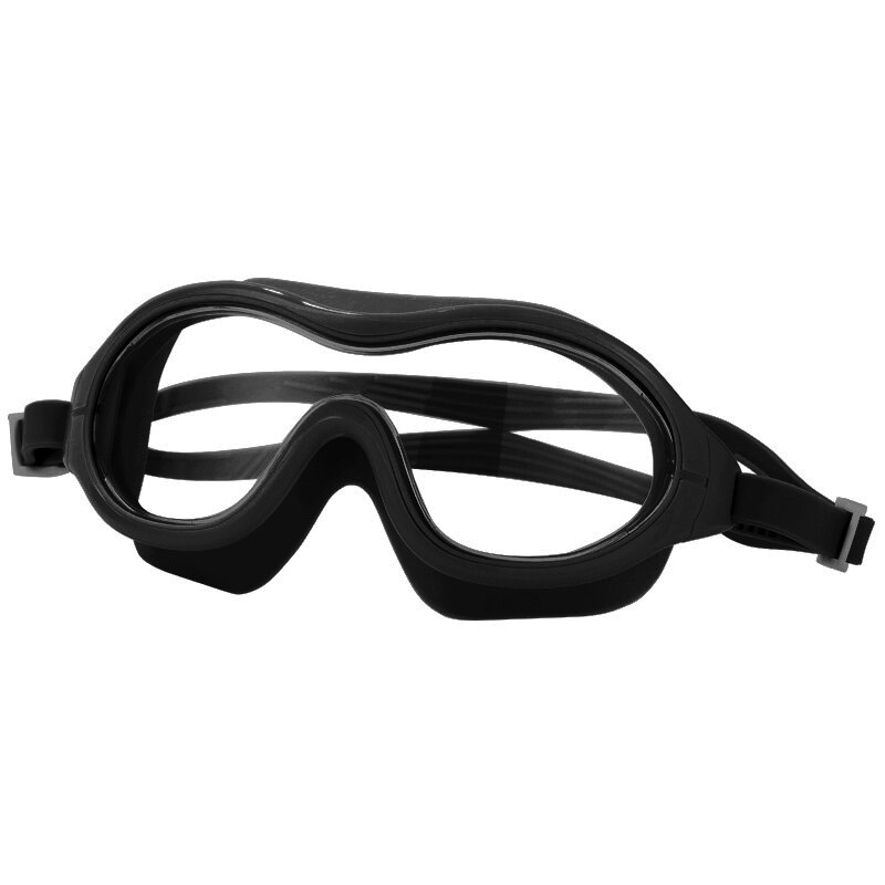 Big Frame Swimming Goggles Adult Eyewear Anti-fog Waterproof Competition Swimming Glass Swim Eyewear Diving Glasses: B