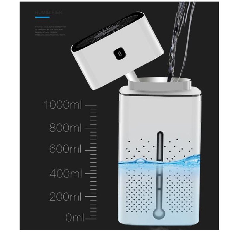 7 Color LED Night Light Air Humidifier Car USB Large Capacity Mute Ultrasonic Aroma Diffuser Air Purifier