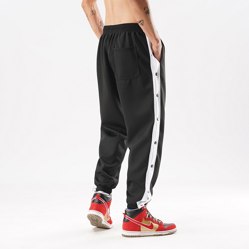Sommer knap sweatpants mænd sportstøj baggy bukser herre jogger løse afslappede bukser