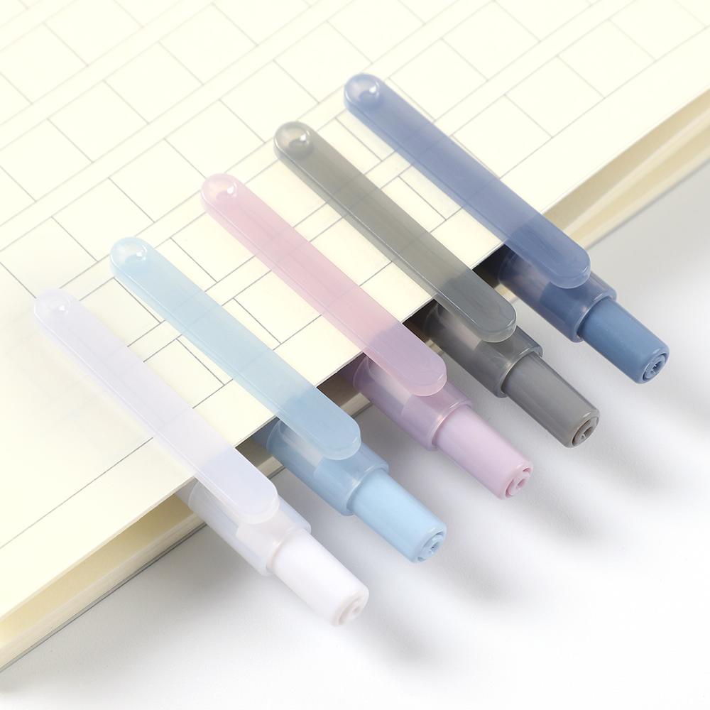 1PC 6 Colors Random 0.5mm Automatic Pen Cute Plastic Mechanical Pencil For Students Learning Writing Supplies Stationery