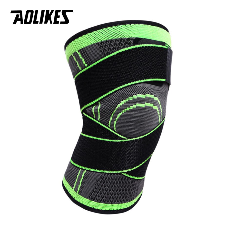 1PCS 3D weben druckbeaufschlagung knie brace basketball tennis wandern radfahren knie unterstützung professionelle schutz sport knie pad