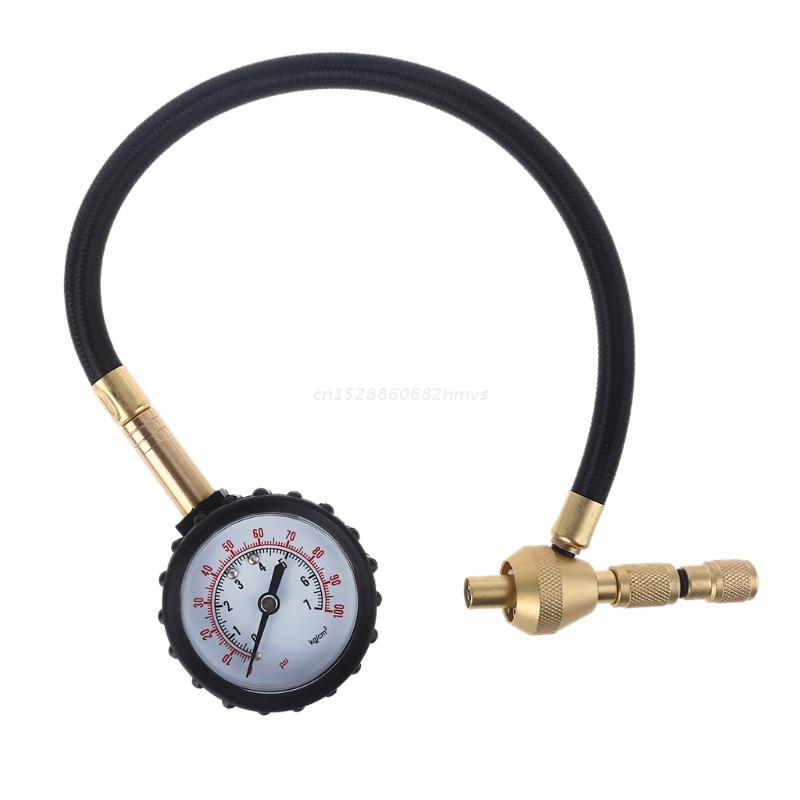 Rapid Air Down Tire Deflator Pressure Gauge 100Psi