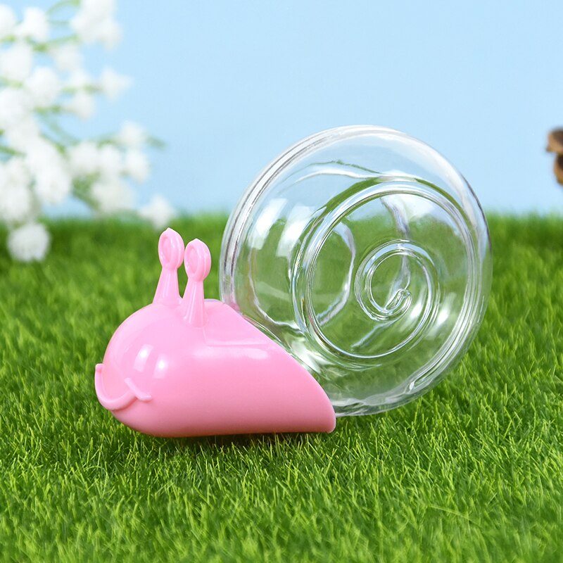 Boîte à bonbons en forme d&#39;escargot, 5 pièces, petites boîtes pour mariage, emballage pour fête d&#39;anniversaire, Festival, décoration de réception pour bébé: H02-pink