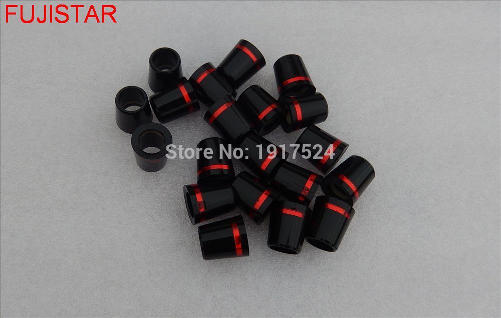 Fujistar golf ferrules rode ringen voor ijzers specificatie: binnen * hoger * buitenmaat 9.3 *15*14.0 mm