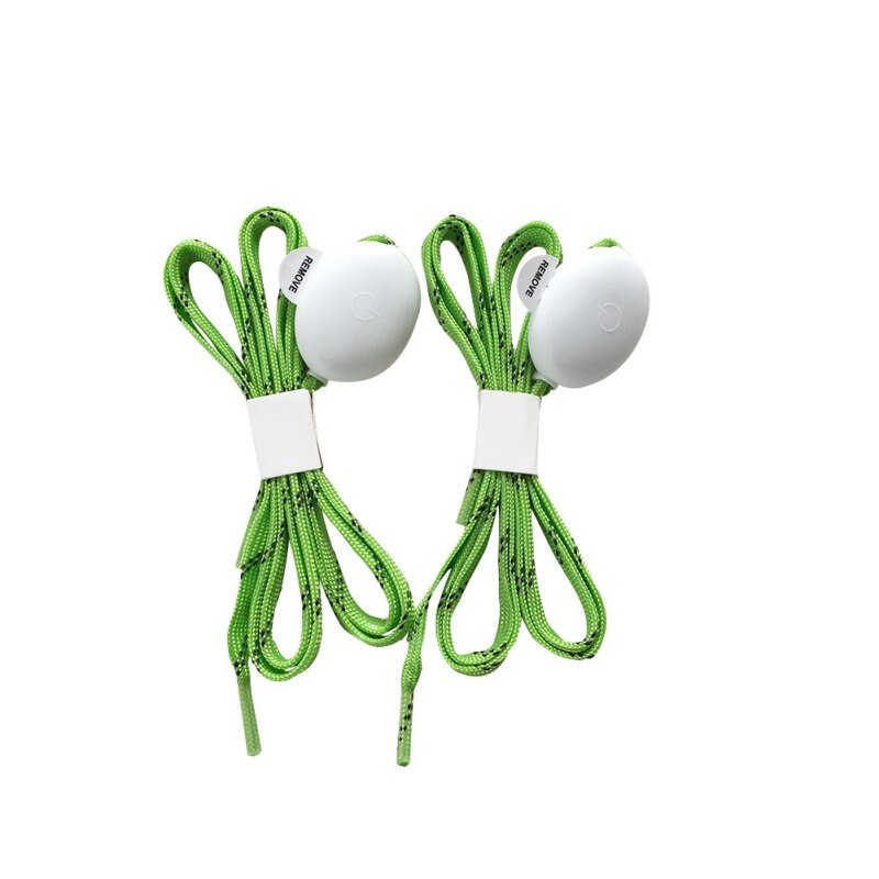 Party Skating Charming LED Flash Light Up Glow Shoelaces Shoestrings Luminous In The Dark Athletic Sport Boots Shoes Laces: green