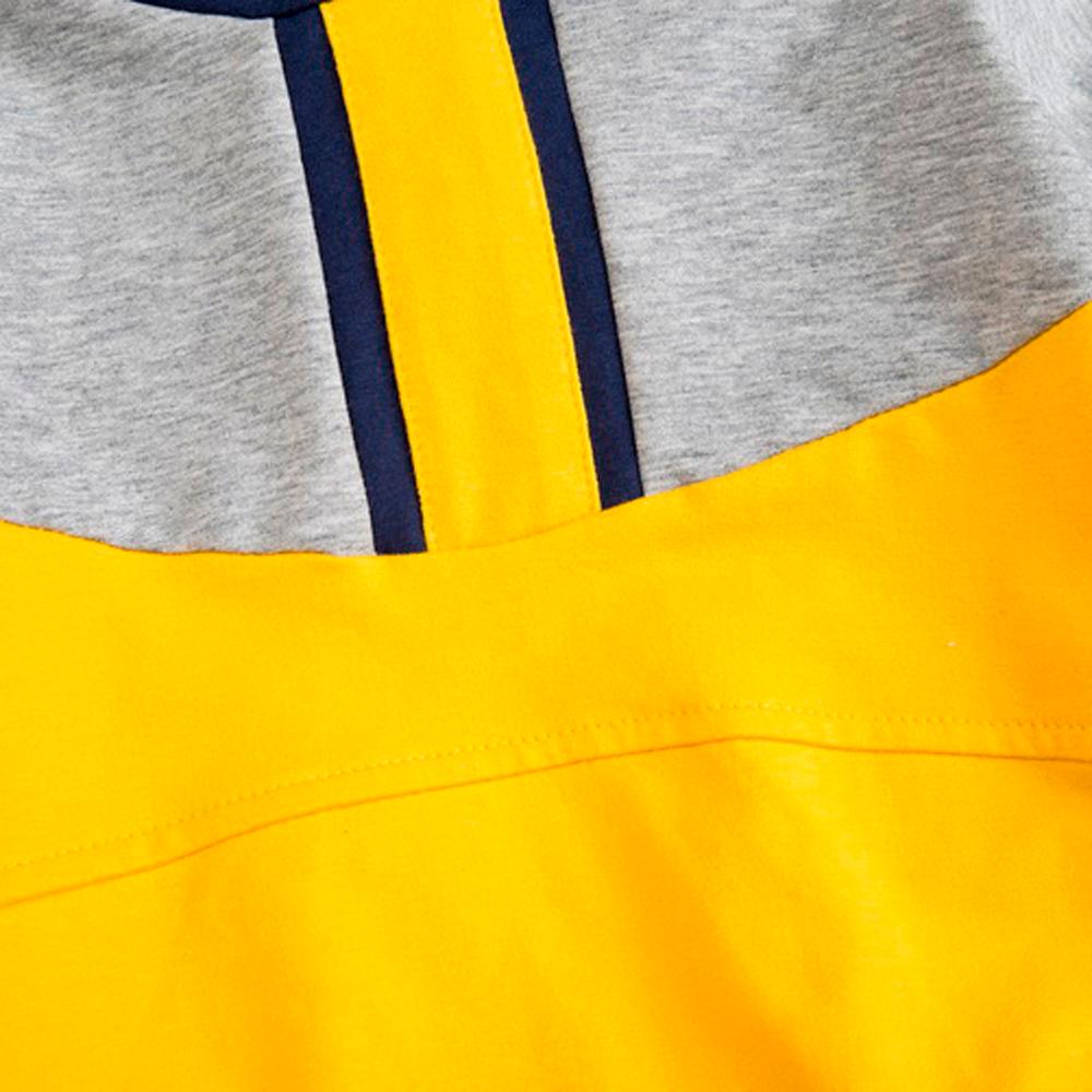Abrigos de bebé niño niños coloridos costura con capucha pulóver camiseta Tops ropa de abrigo para niños