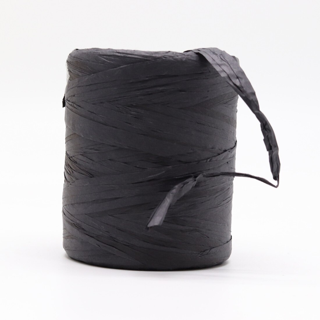 180 M/Roll Raffia Touw Garen Biologische Stro Garen Voor Breien Zomer Hoeden Tassen Geschenkdoos Verpakking Inpakpapier twijn Rope: black