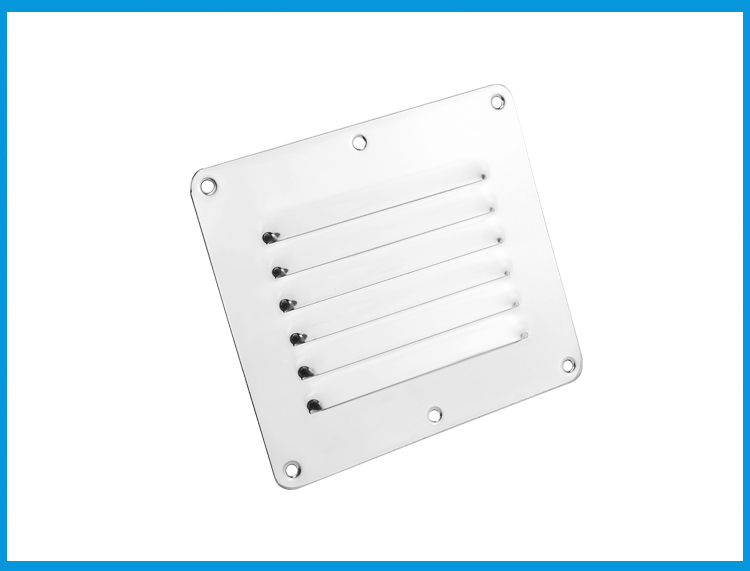 2 st marin grade  ss 316 båt marin fyrkantig luftventil ventilationsgallret ventilation ventilationsluft ventilator grilllock