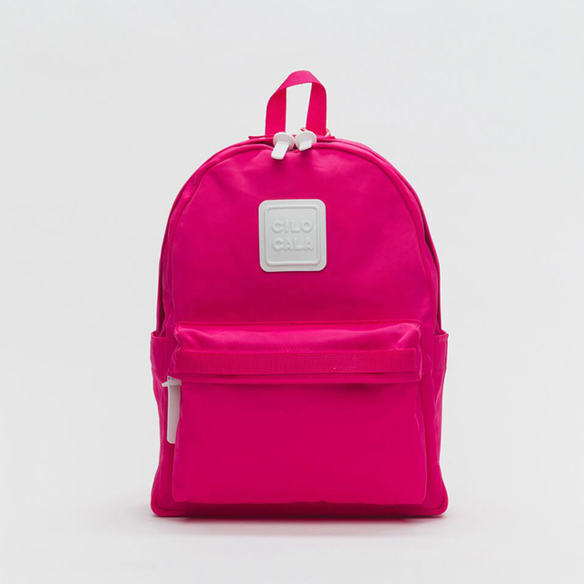 M Mochila bonita estilo kawaii para mujer, bolso escolar impermeable de nailon para adolescentes y niños, bolso para ordenador portátil, mochila de viaje para hombre: Rosa fuerte