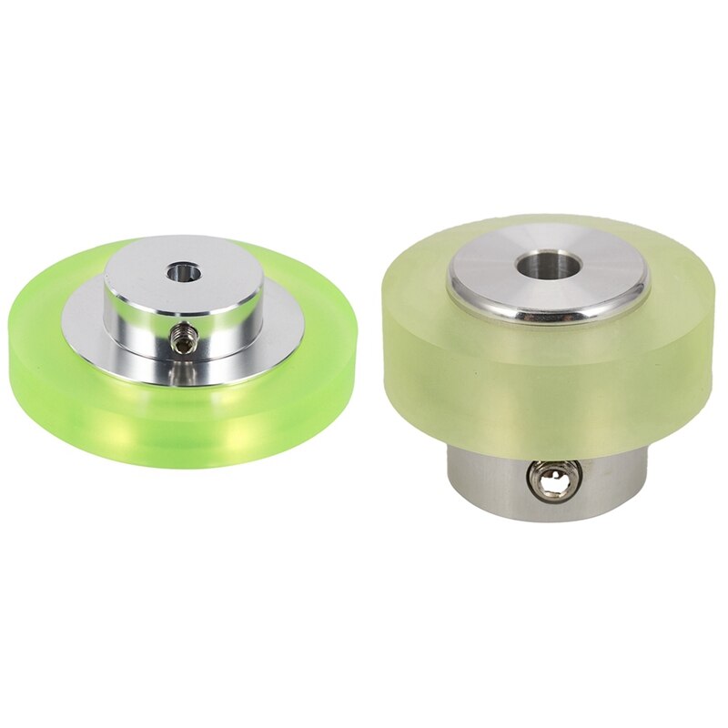 ! 2Pcs Aluminum Polyurethane Industrial Encoder Wheel Measuring Wheel for Measuring Rotary Encoder - 200Mm &amp; 300Mm