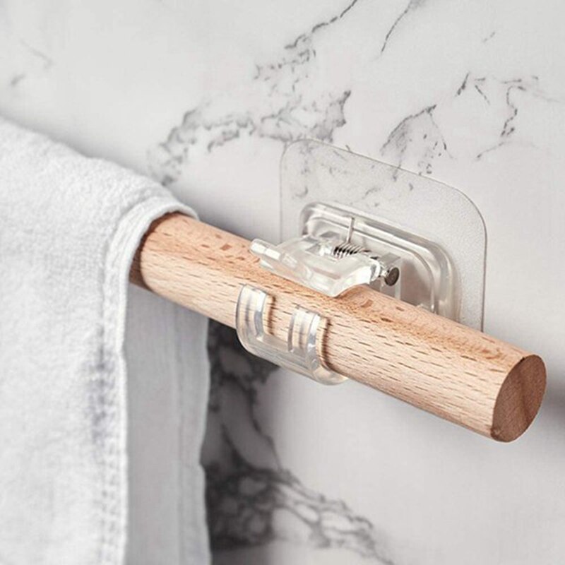 Karnisz uchwyt, haczyk samoprzylepny karnisze uchwyt robić 1-2cm średnica prysznic karnisz lub karnisz 10 sztuk