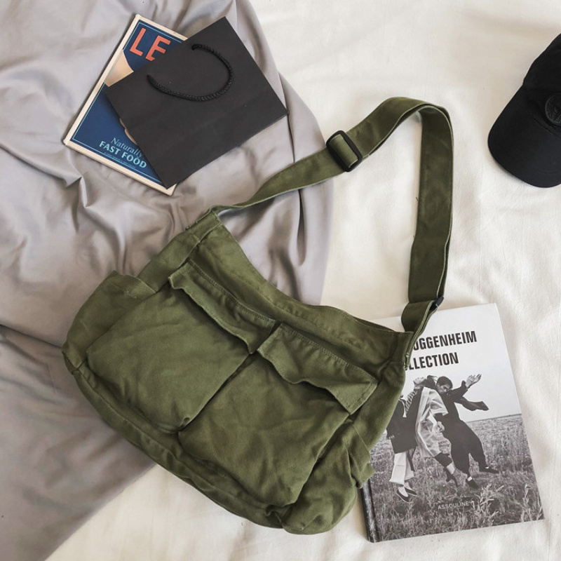 2022 borsa da ragazza in tela borse a tracolla per adolescenti borse da donna per adolescenti borse da donna borse Casual borsa a tracolla per adolescenti