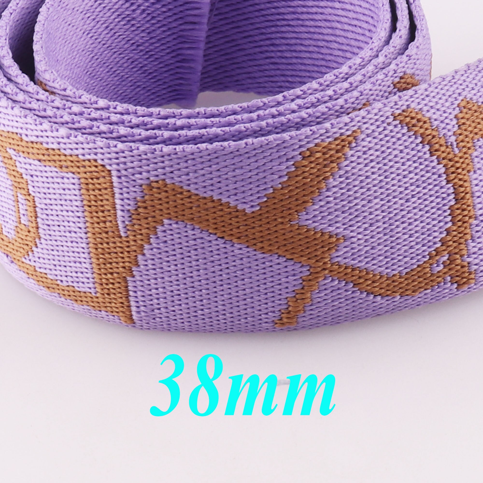 38MM Purple Webbing Strap Belt Buckles,Webbing Camera Strap Webbing By The Yard-Purse Straps Belting