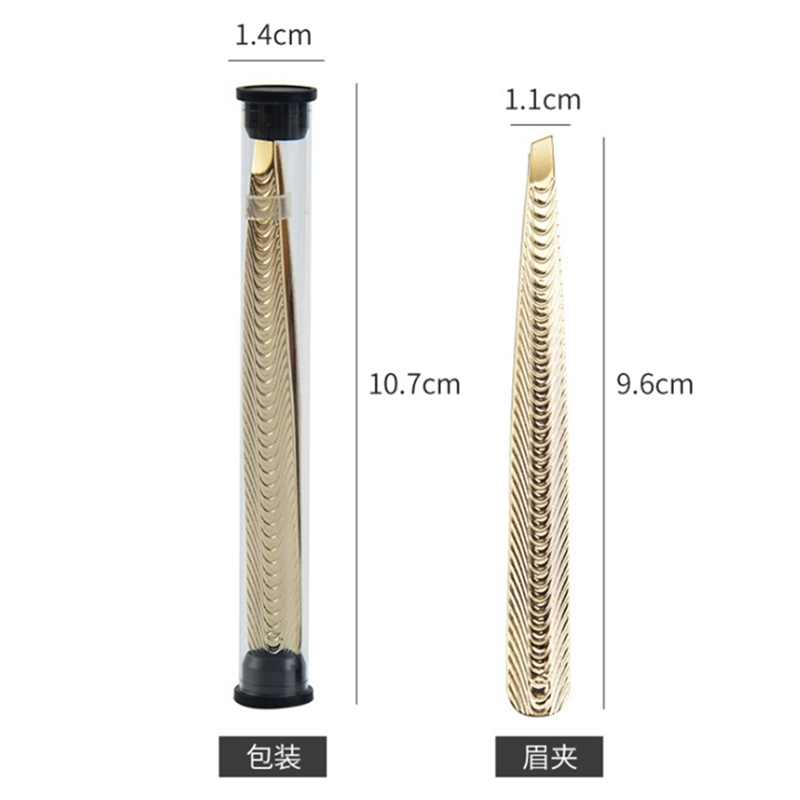 Eyebrow Tools Stainless Steel Plucking Eyebrows Tweezers Tweezer Oblique Brow Clip Eyebrow Shaping Pliers