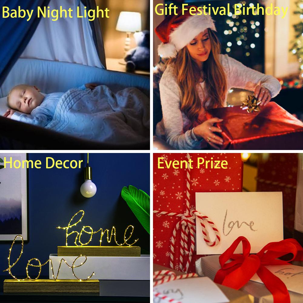 Custom 3d Lamp Airplane Hologram Baby Night Light Cool Name Customization Nightlight For Child Bedroom Decor 3d Led Night Light