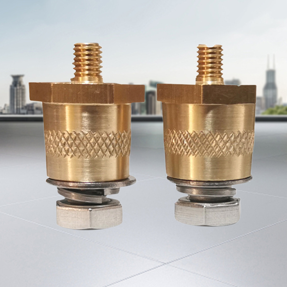 Battery Pole Adapter Pair Positive Negative Battery Post Terminals with Male Thread M8 Power Connection Terminal Car Accessories