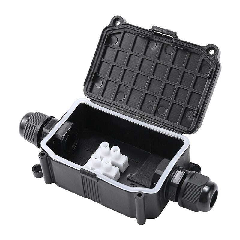 1pc IP66 Waterproof Junction Box Plastic Enclosure Case Outdoor Electrical Cable Wire Connector Accessories