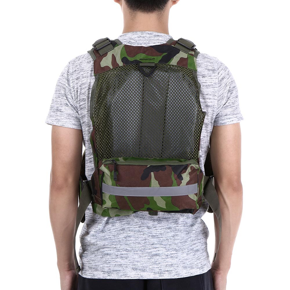 Life Safety Fishing Jacket Breathable Life Vest Superior Bearing Life Safety Vest Jacket Swimming Floatation Waistcoat Vest