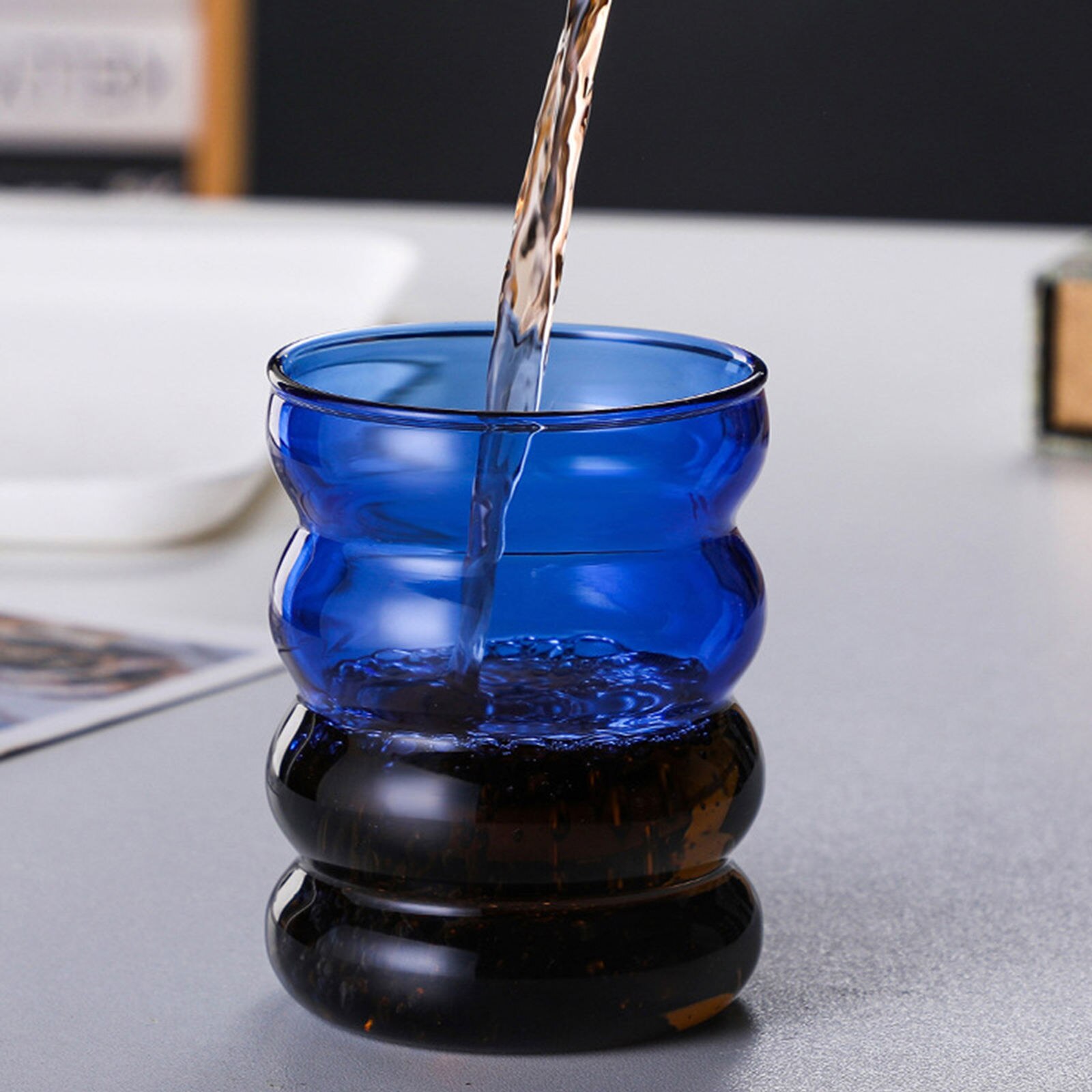 300ml Novelty Cups Glasses Drinking Glasses for Water, Juice, Beer, Wine and Cocktails