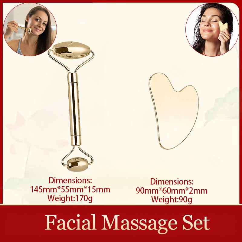 Metalen Massager Schraapplank puur Koper guasha massagelichaam gewijd voor rug- en nekmassagemes schoonheid gezondheid Messing gereedschap: MULTI