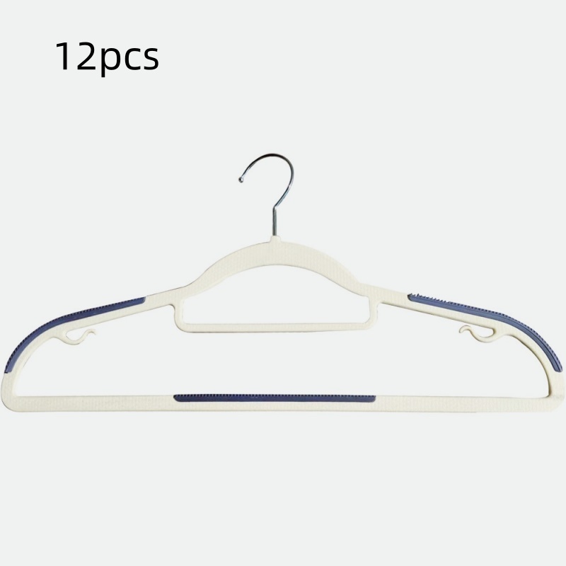 Plastic kleerhanger antislip volwassen thuisgebruik kledingkasthanger voor slaapkamer balkon drogen kledingrek: Dark Gray