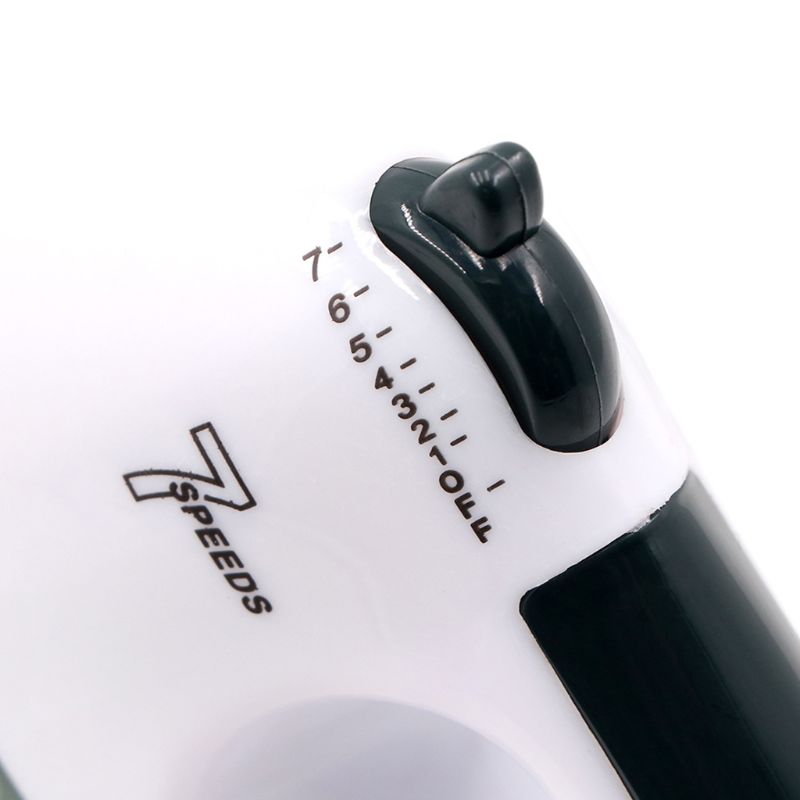 7 Speed Electric Food Mixer Handheld Whisk Egg Beater Kitchen Baking Tool