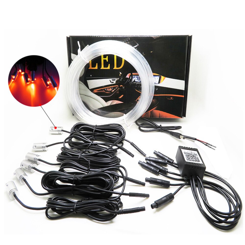 TABEN Omgevingslicht APP Controle Auto Sfeer Licht Lamp DIY Refit 64 Kleuren Interieur Voetenruimtebekleding Verlichting Decoratieve Licht 1 W DC 12 V