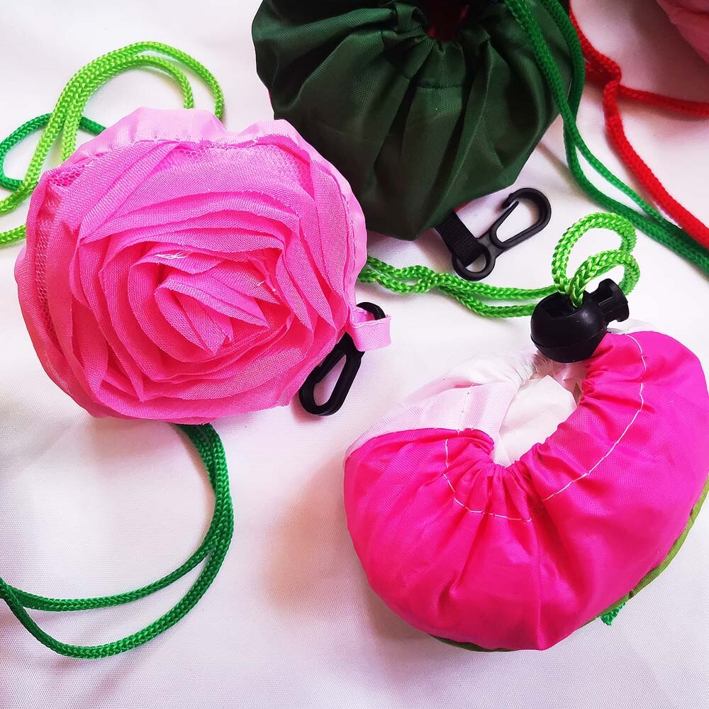 flower reusable shopping bag animal shopping bag nylon bag animal foldable bag promotional bags folding flower shopping bag