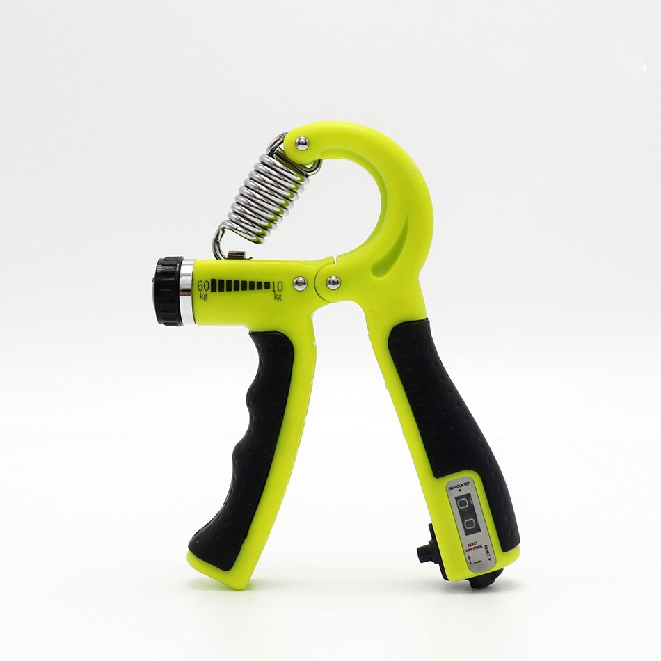 10-60Kg Hand Gripper Gym Expander Fitness Hand Grip Dynamometer Finger Heavy Exerciser Strength for Muscle Recovery Hand Trainer: Light Green