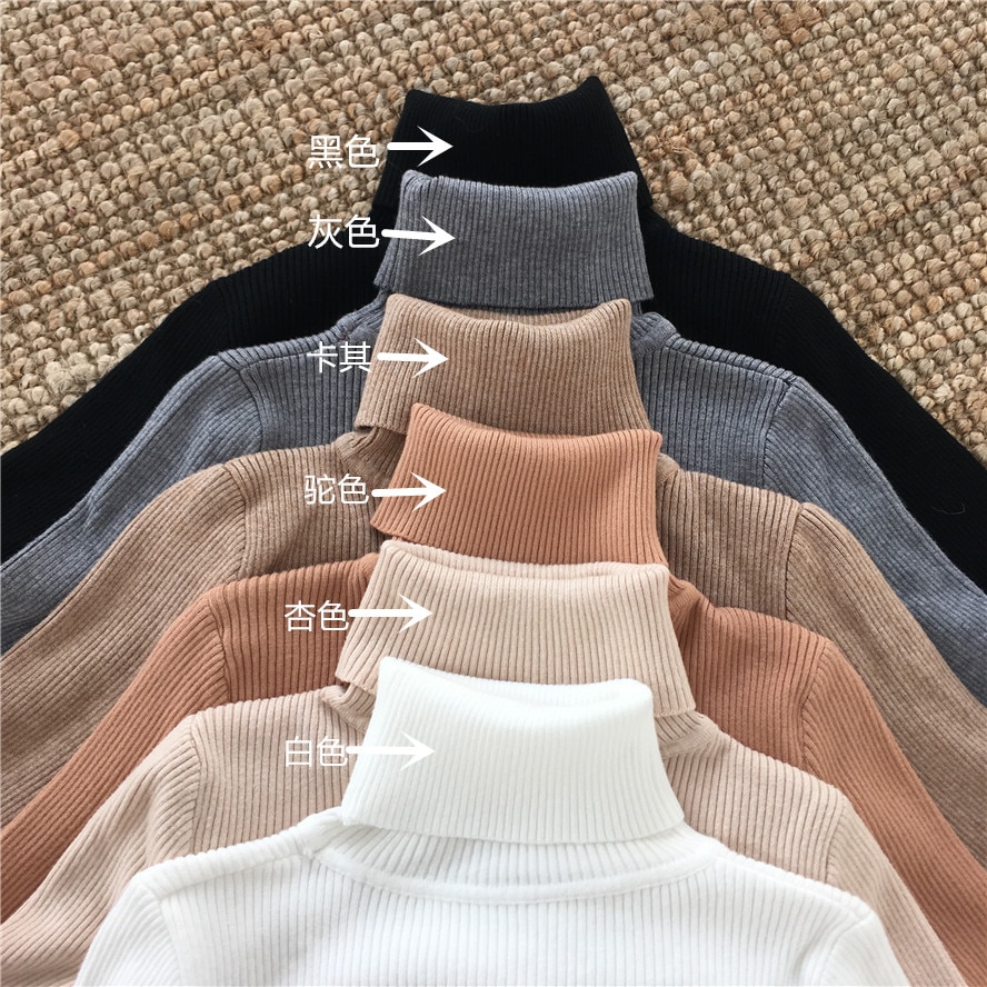 Women Sweaters Autumn Winter Tops Korean Slim Women Pullover Knitted Sweater Jumper Soft Warm Pull Femme