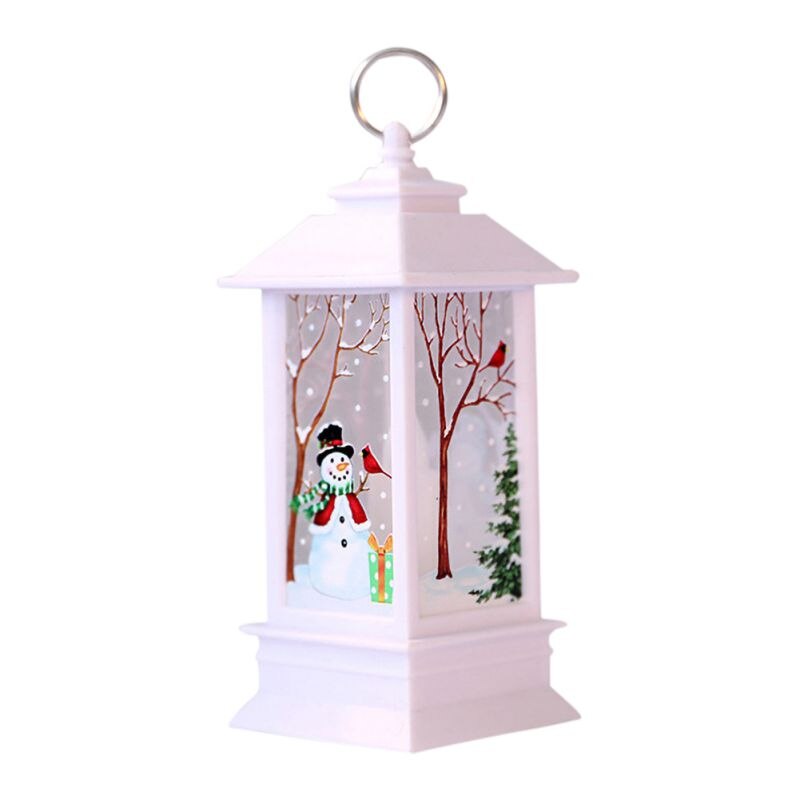 Kerst Led Simulatie Licht Olie Lamp Xmas Kaars Nachtlampje Opknoping Ornament Craft: WS