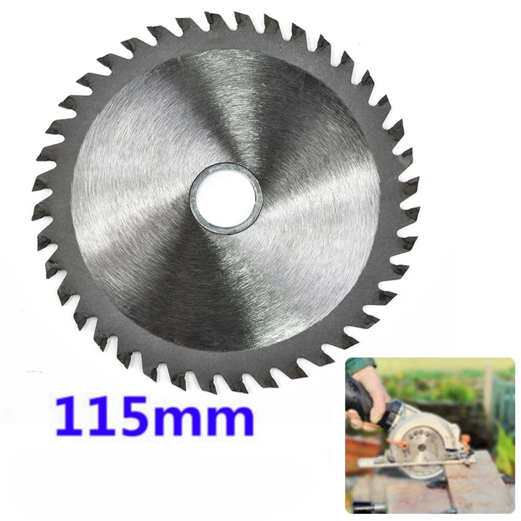 Hoja de sierra Circular de aleación de 4,5 pulgadas y 115mm, 30 dientes para amoladora angular, cuchillas de corte de madera y plástico, herramientas, piezas de herramientas eléctricas, 1 ud.