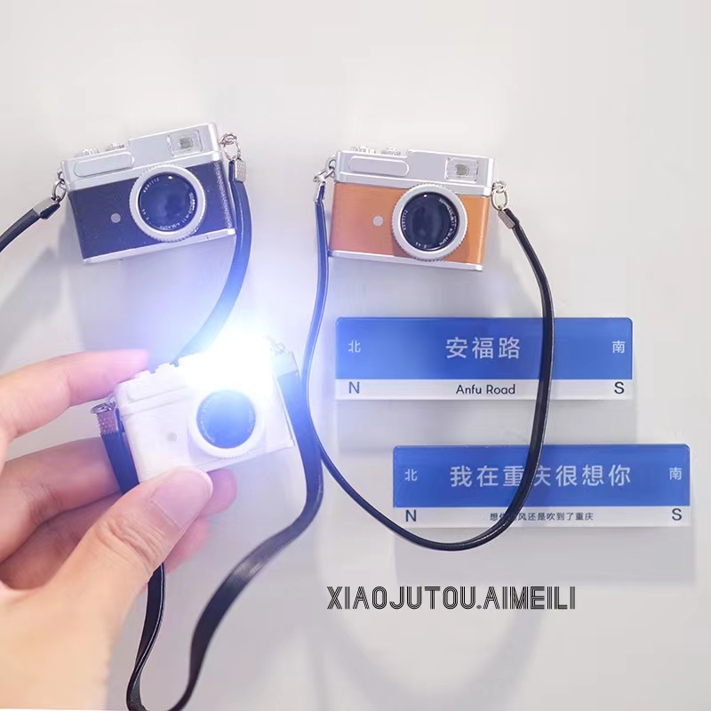 Camera Refrigerator Sticker Magnet 3D Three-dimensional Magnet Home Decoration