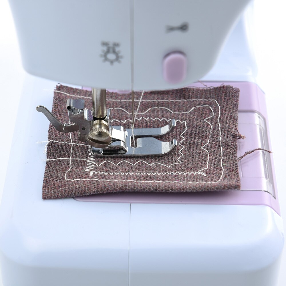 Portable Sewing Machine Mini Electric Household Crafting Mending Overlock 12 Stitches With Presser Foot Pedal Beginners оверлок