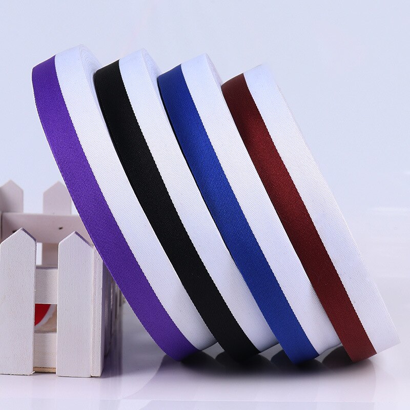 10M 25Mm Breedte Rood Wit Blauw En Groen Polyester Lint Diy Naaien Kleding Accessoires Materiaal Rand Trim decoratie