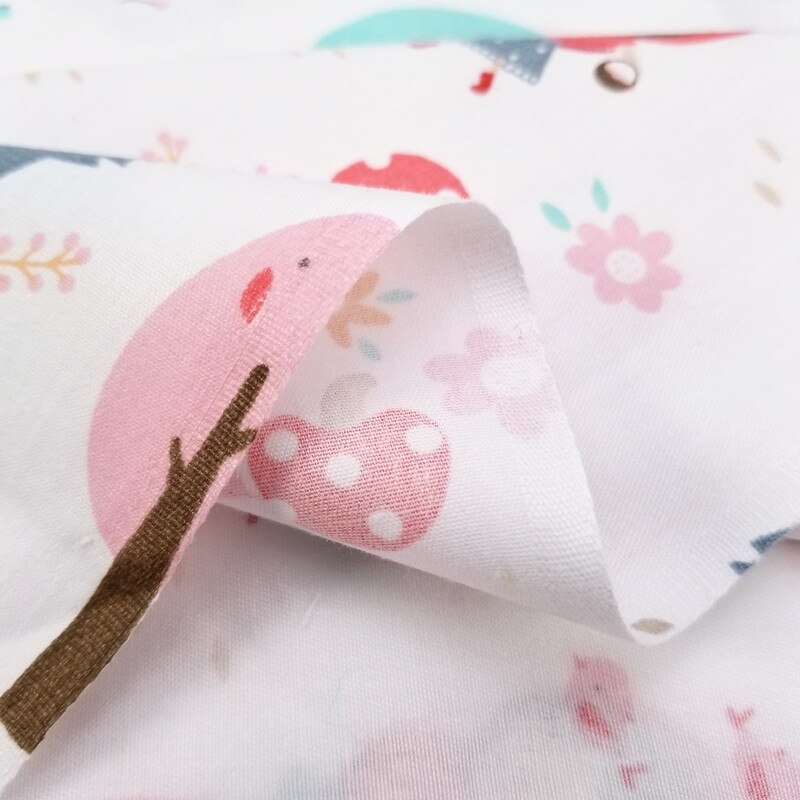 50*160cm tejidos de algodón 100% tela de algodón estampado de niña tela de sarga de costura DIY patchwork tela de ropa de tela
