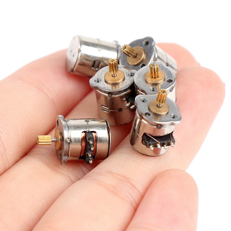 10 Teile/paket Mini 2-Phase 4-Draht Schrittmotor Miniatur Stepper mit Getriebe Kleine sehr klein Mini Motor- Spielzeug Motor- DIY