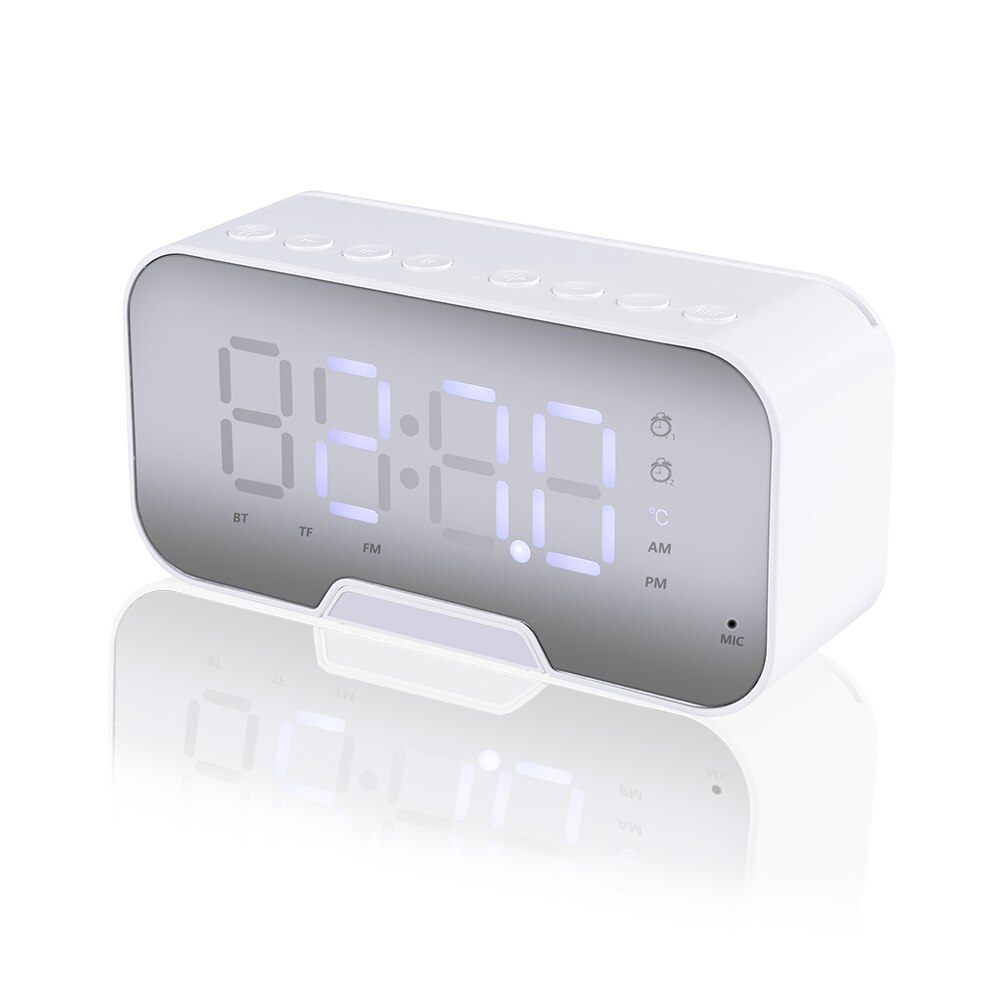 Buy Wholesale China Wireless Alarm Clock Bluetooth Seaker With Led