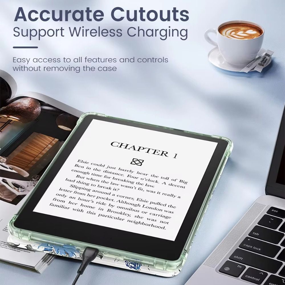 11th Gen 6.8 Inch E-Reader Case Auto Wake/Slaap Slijtvast M2l3ek Beschermende Shell Schokbestendig Voor Kindle Paperwhite 5