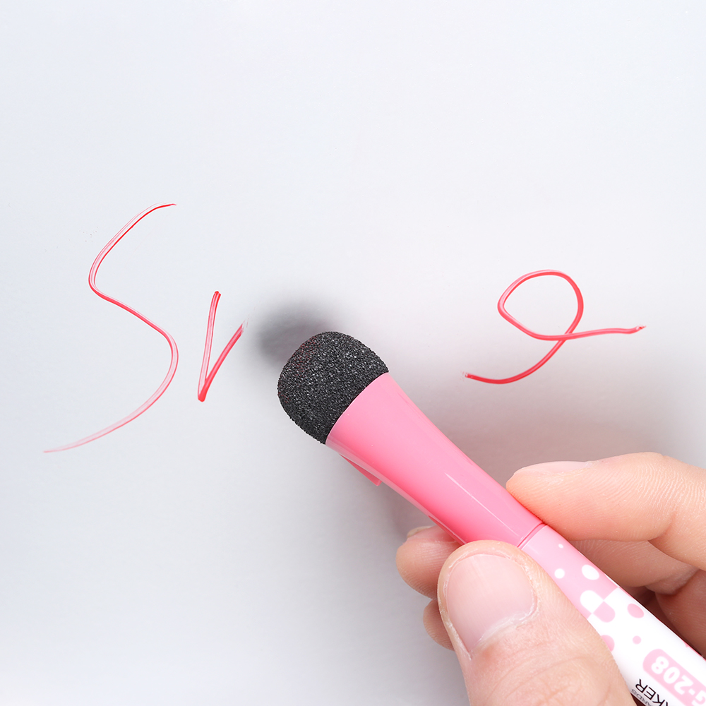 1 PC Löschbaren Magnetische Whiteboard Stift Trockenen Weiß Gremium Marker Magnet Radiergummi Büro Schule Liefert 8 farben Erhältlich