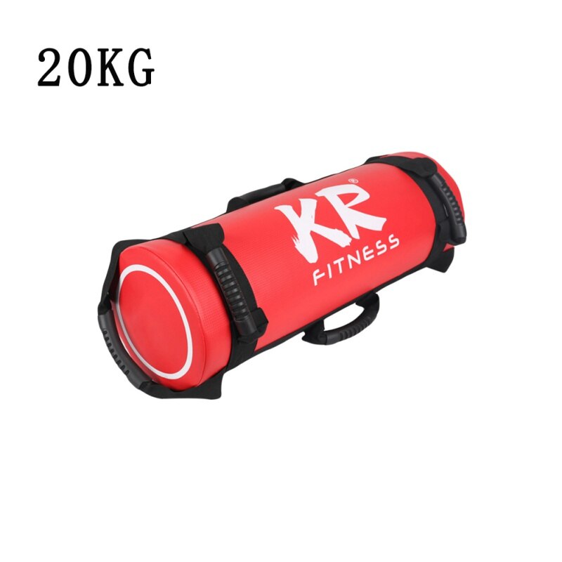 Filled Weight Sand Power Bag 5/10/15/20/25/30 Kg Strength Fitness Exercise Cross-fit Sand bag Gym Training Body Building Sandbag: Red 20kg