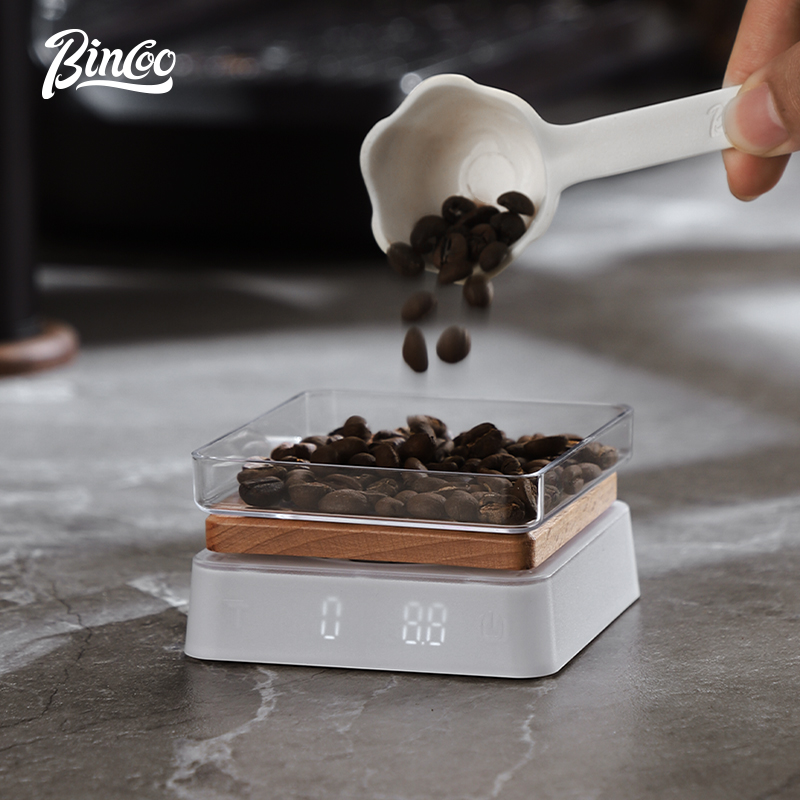 Digitale koffieweegschaal met timer LED-scherm Espressoweegschaal 2 kg Max. Wegen 0,1 g Hoge precisie Maatregelen in Oz/ml/g Keukenweegschaal