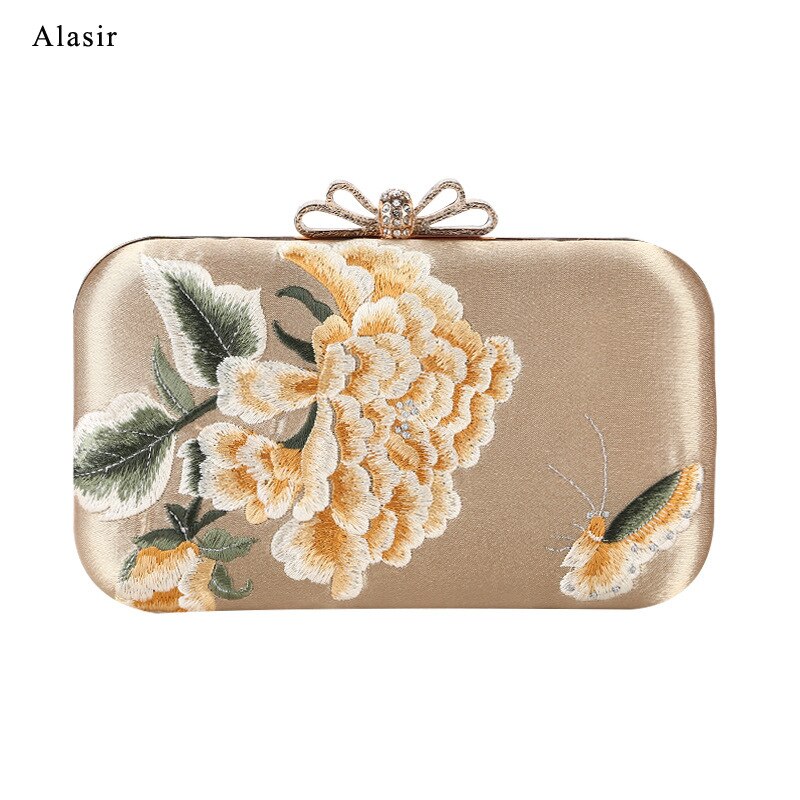 alasir Embroidered evening bag crossbody bags handmade evening dress clutch female retro cheongsam clutch bag