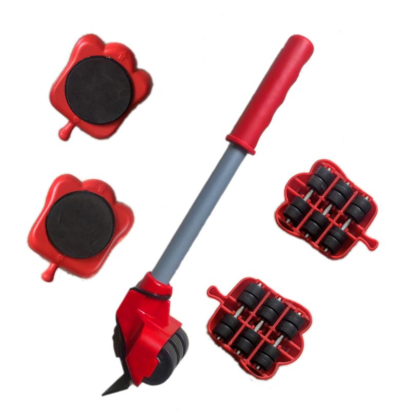 4 pièces, outils de meubles, Transport, roue mobile, rouleau coulissant lourd: 1